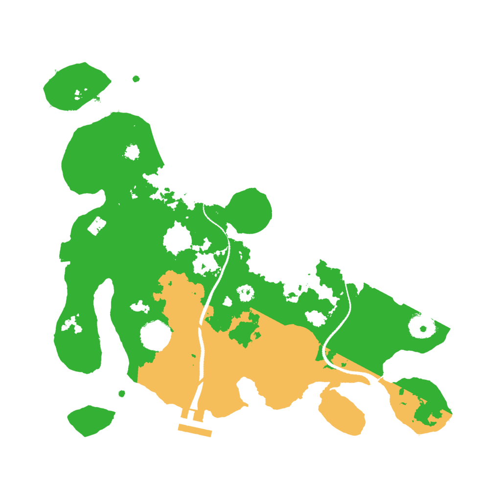 Biome Rust Map: Procedural Map, Size: 3000, Seed: 14575