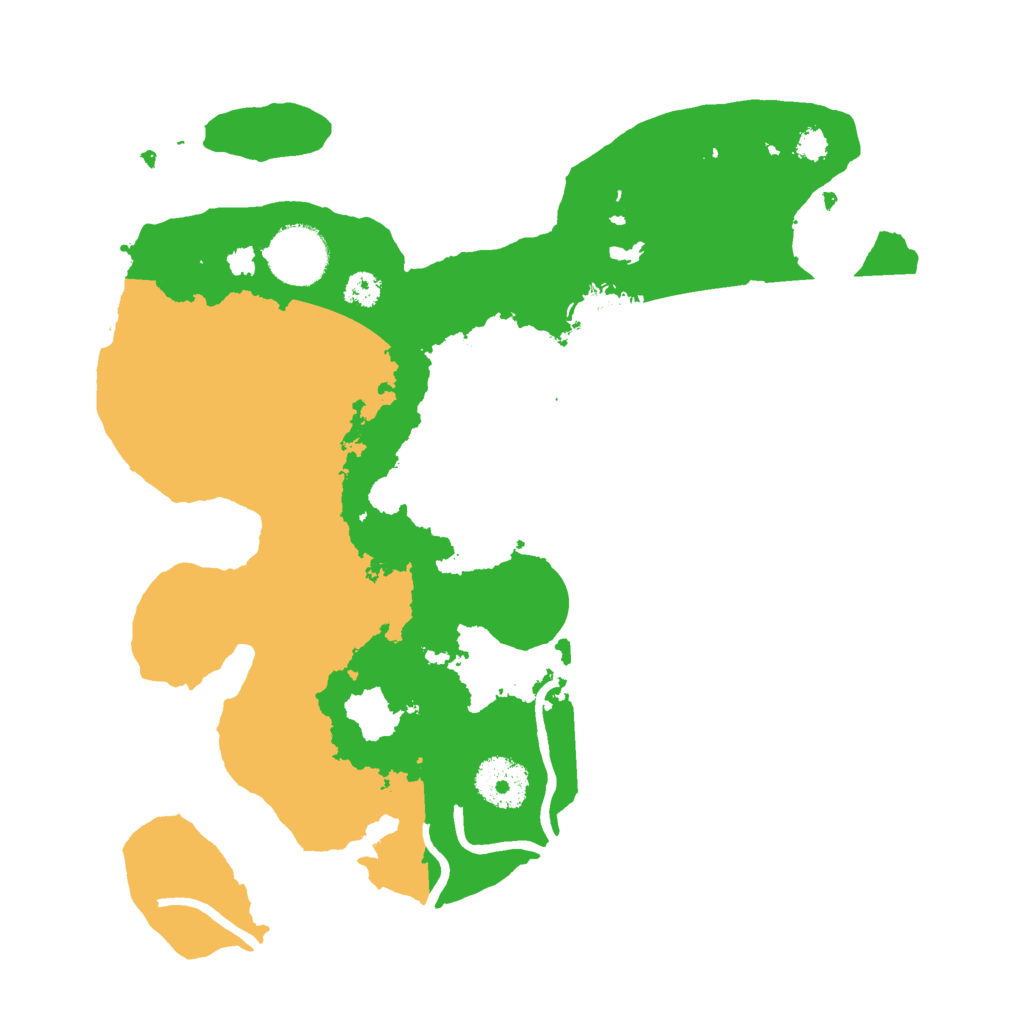 Biome Rust Map: Procedural Map, Size: 3000, Seed: 52861020