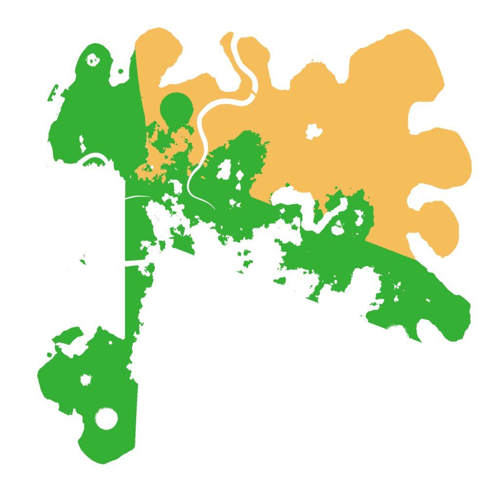 Biome Rust Map: Procedural Map, Size: 4000, Seed: 243421