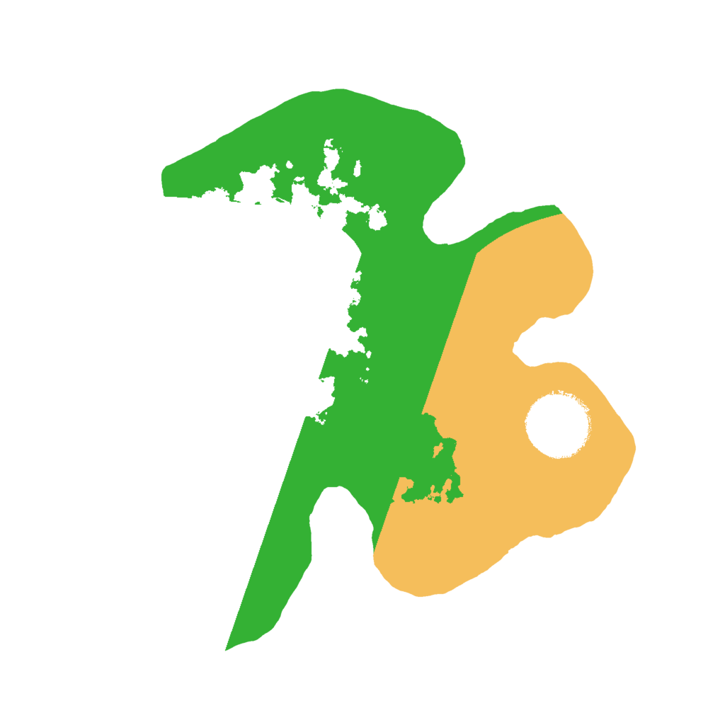 Biome Rust Map: Barren, Size: 2000, Seed: 183367