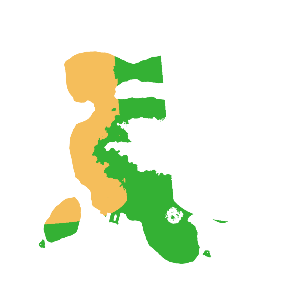 Biome Rust Map: Procedural Map, Size: 2000, Seed: 2025231194