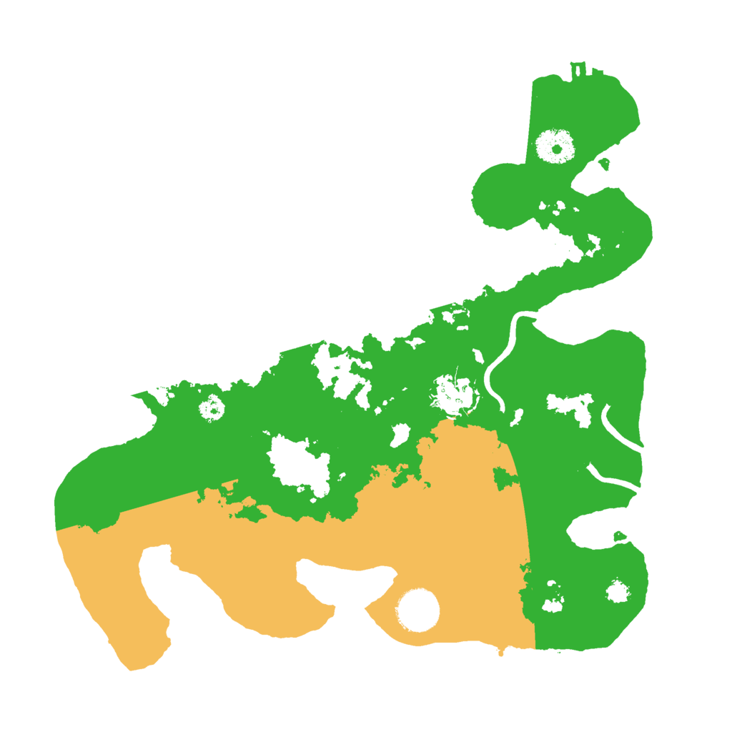 Biome Rust Map: Procedural Map, Size: 3000, Seed: 939408281