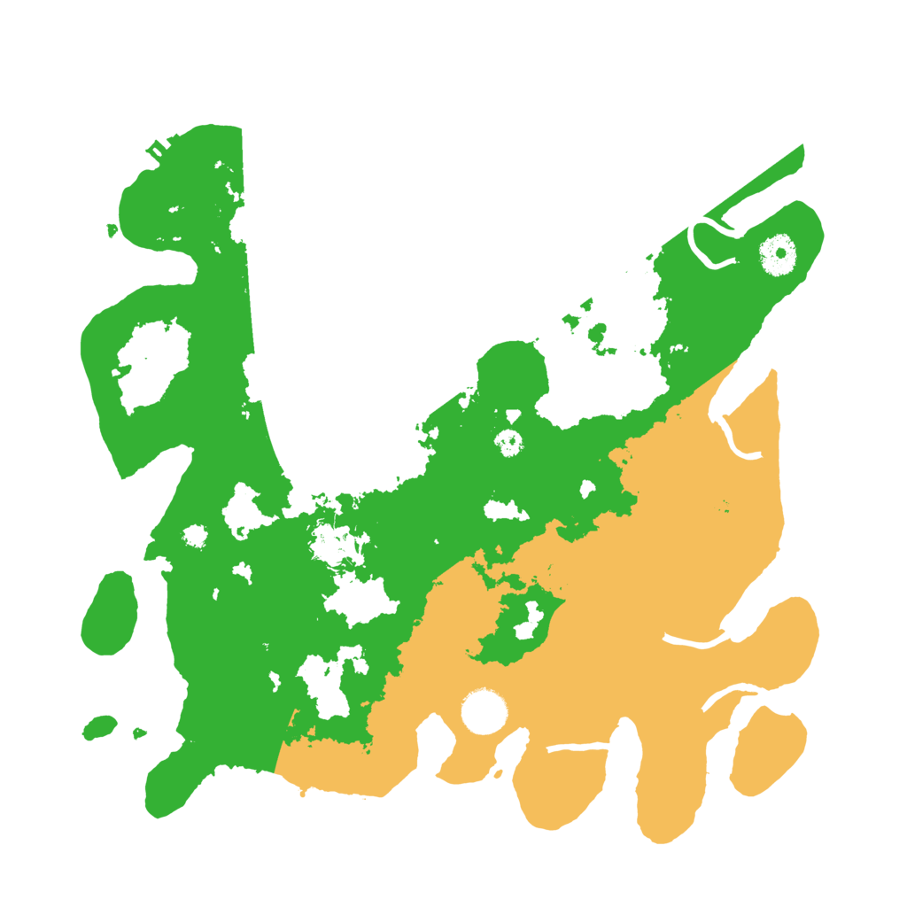 Biome Rust Map: Procedural Map, Size: 3500, Seed: 195225