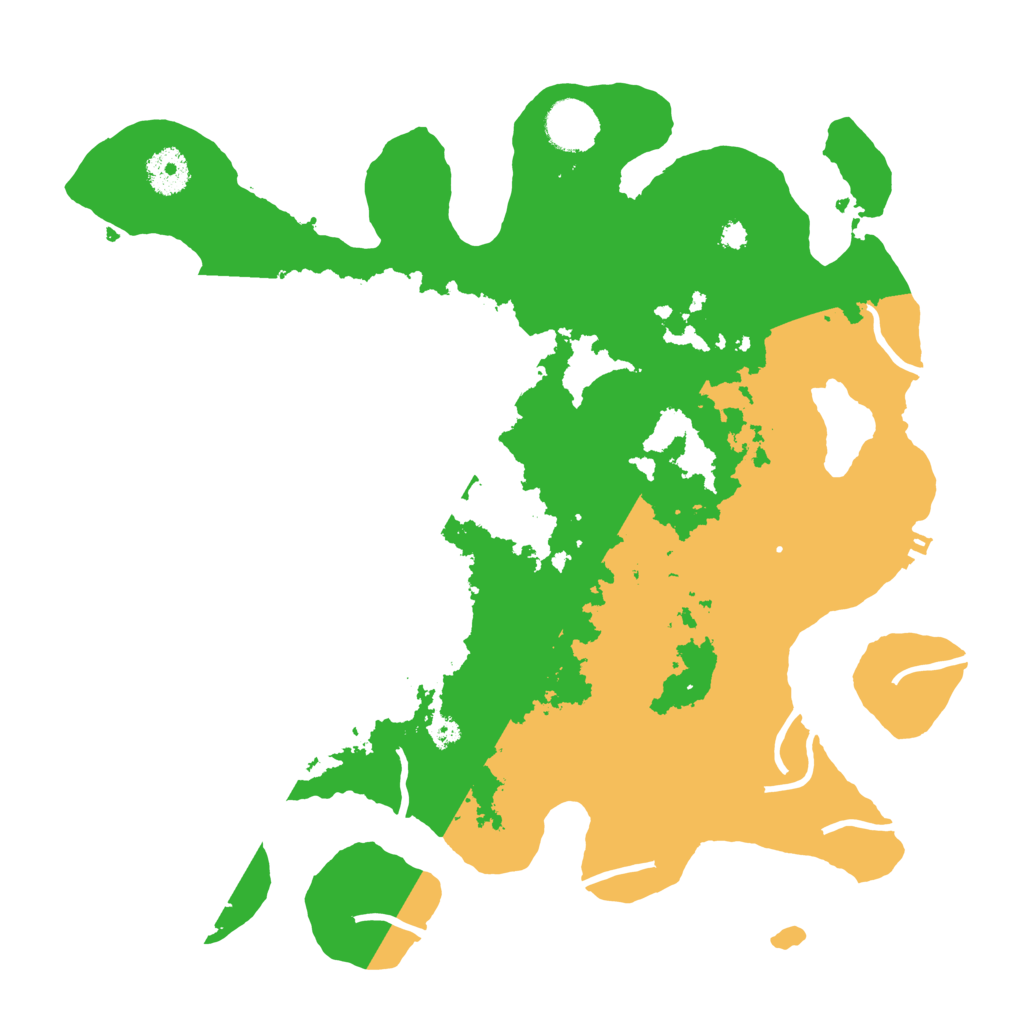 Biome Rust Map: Procedural Map, Size: 3500, Seed: 460577539