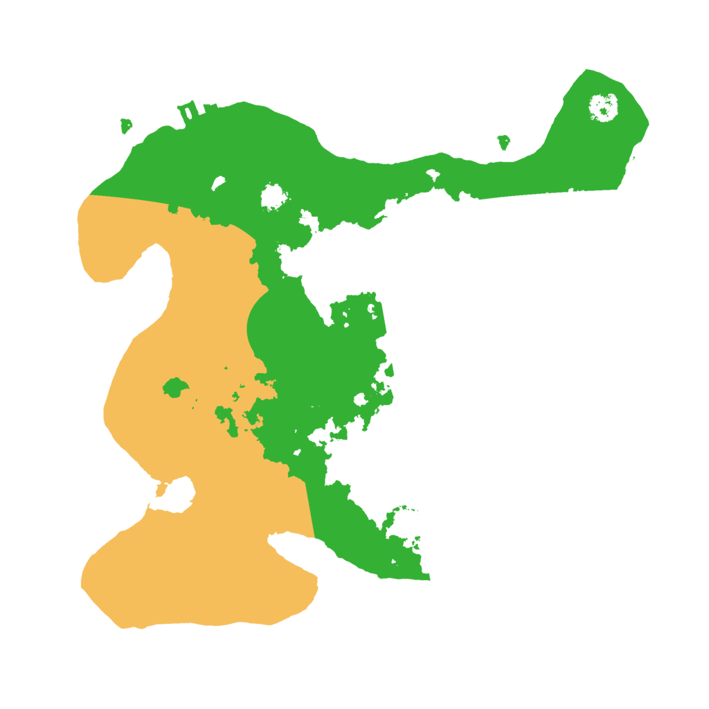 Biome Rust Map: Procedural Map, Size: 2500, Seed: 56728224