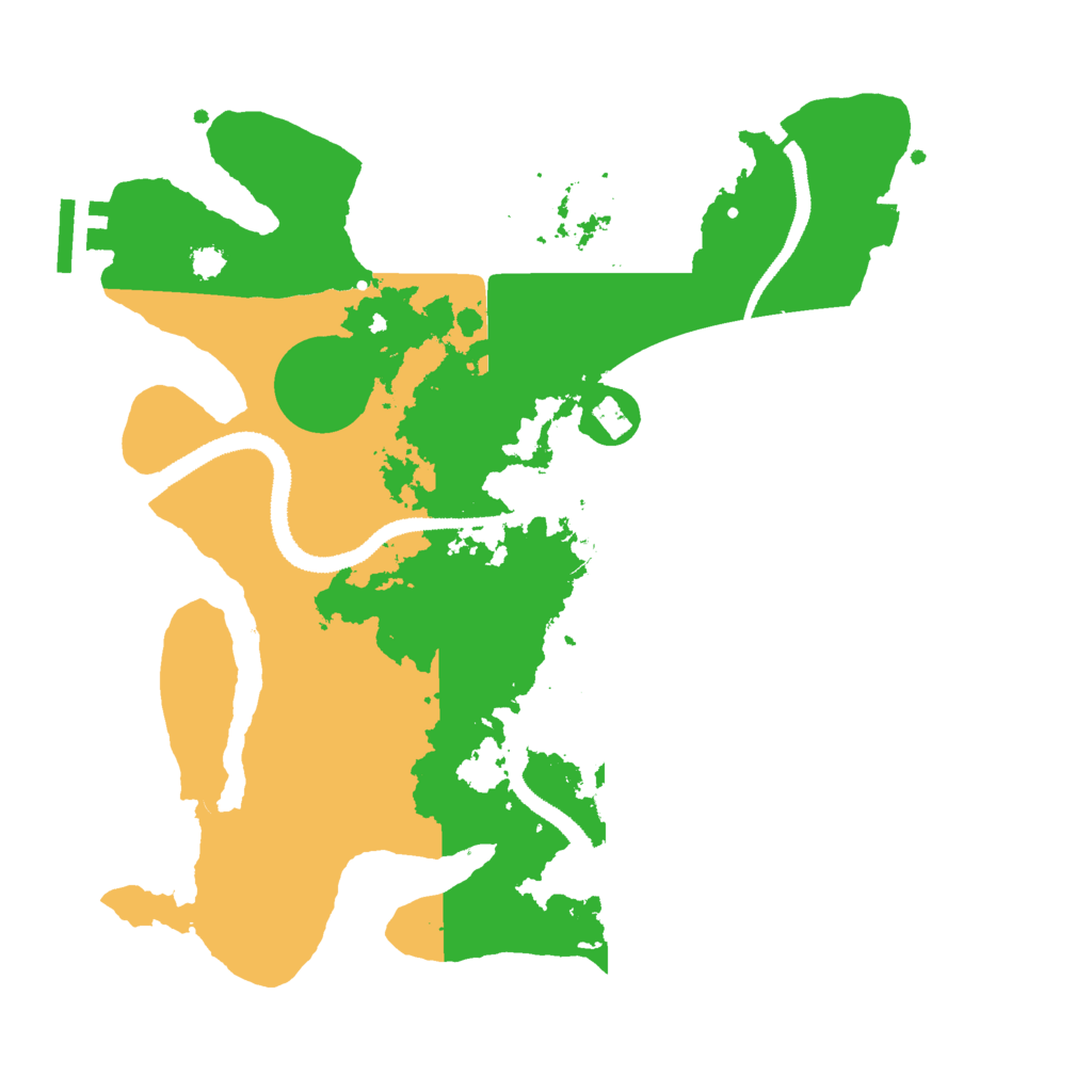 Biome Rust Map: Procedural Map, Size: 3000, Seed: 47665