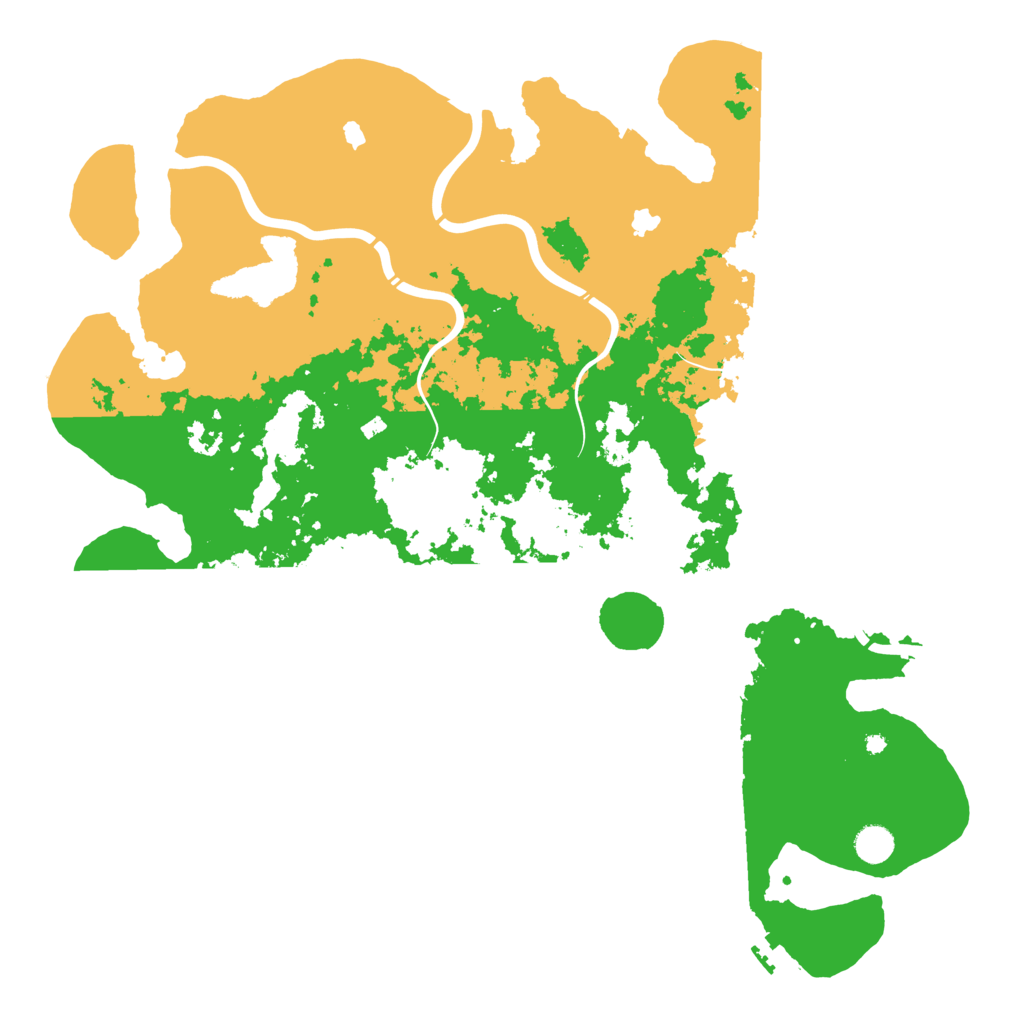 Biome Rust Map: Procedural Map, Size: 4671, Seed: 462312435