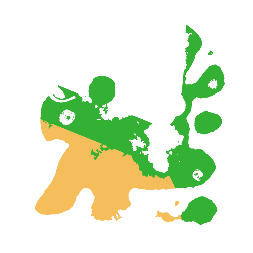 Biome Rust Map: Procedural Map, Size: 2500, Seed: 5332423
