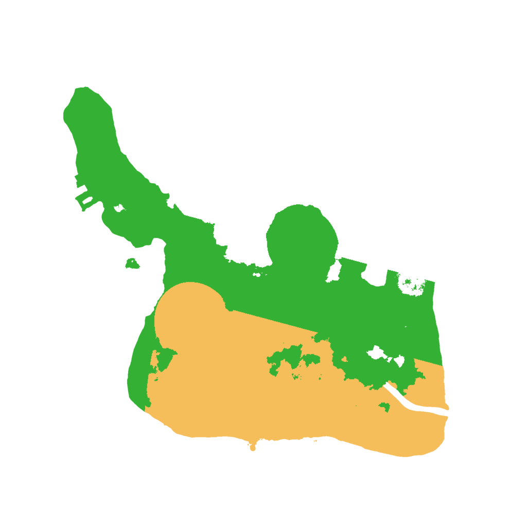 Biome Rust Map: Procedural Map, Size: 2000, Seed: 122