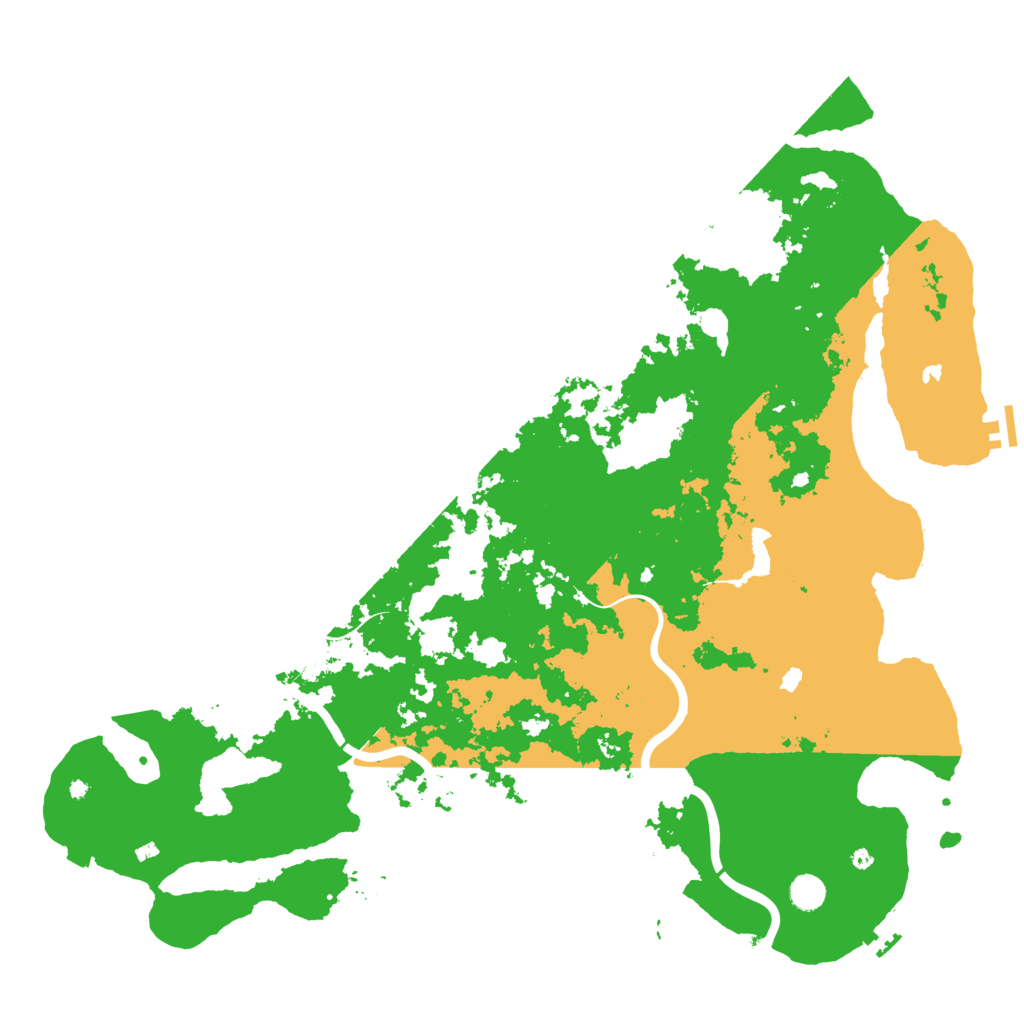 Biome Rust Map: Procedural Map, Size: 5000, Seed: 123106