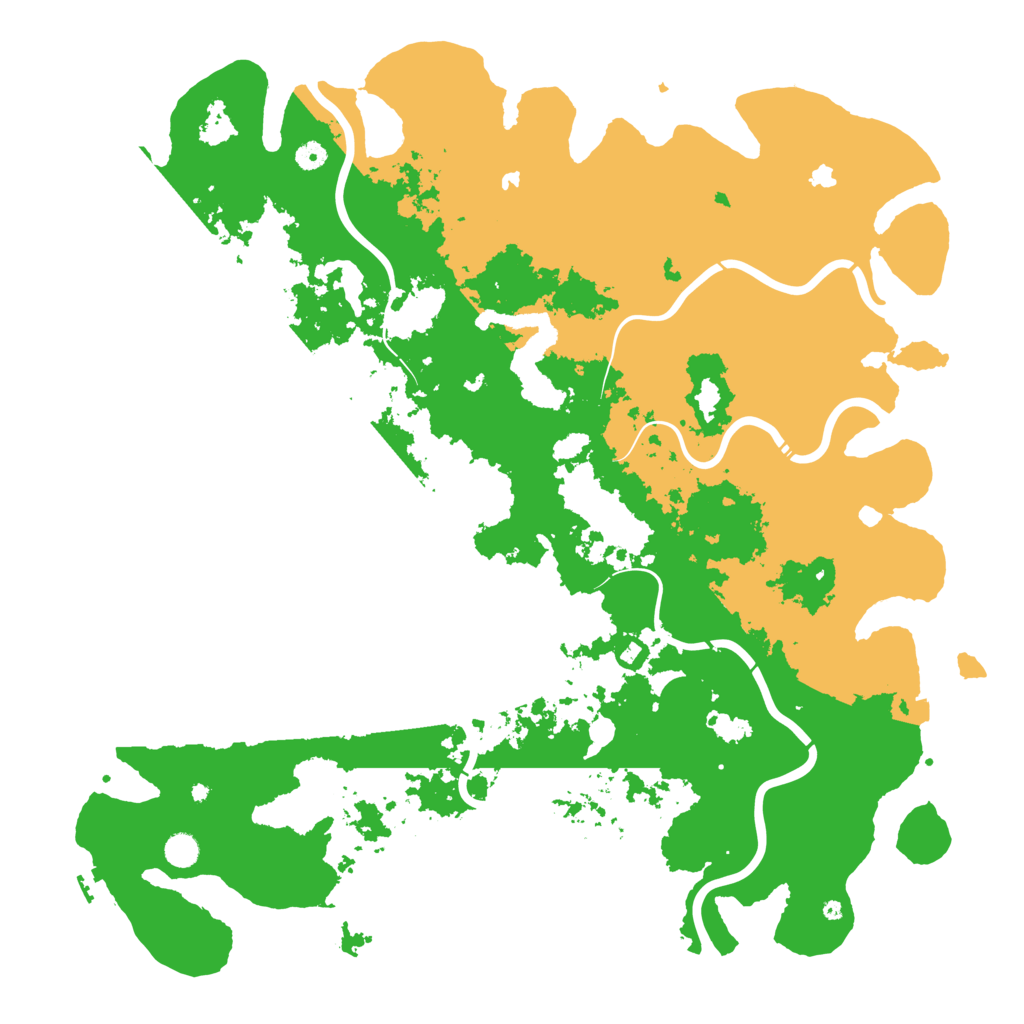Biome Rust Map: Procedural Map, Size: 5252, Seed: 348982653