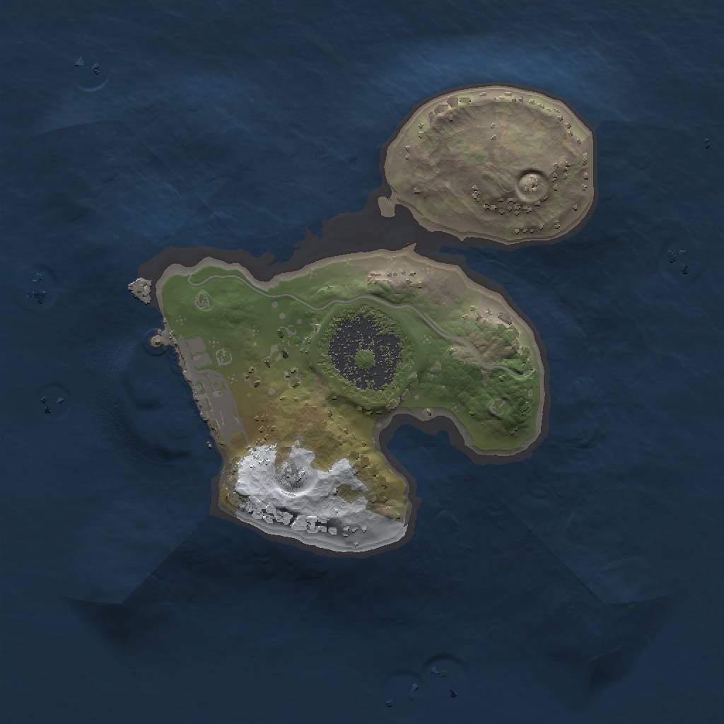 Rust Map: Procedural Map, Size: 1492, Seed: 9435347, 5 Monuments