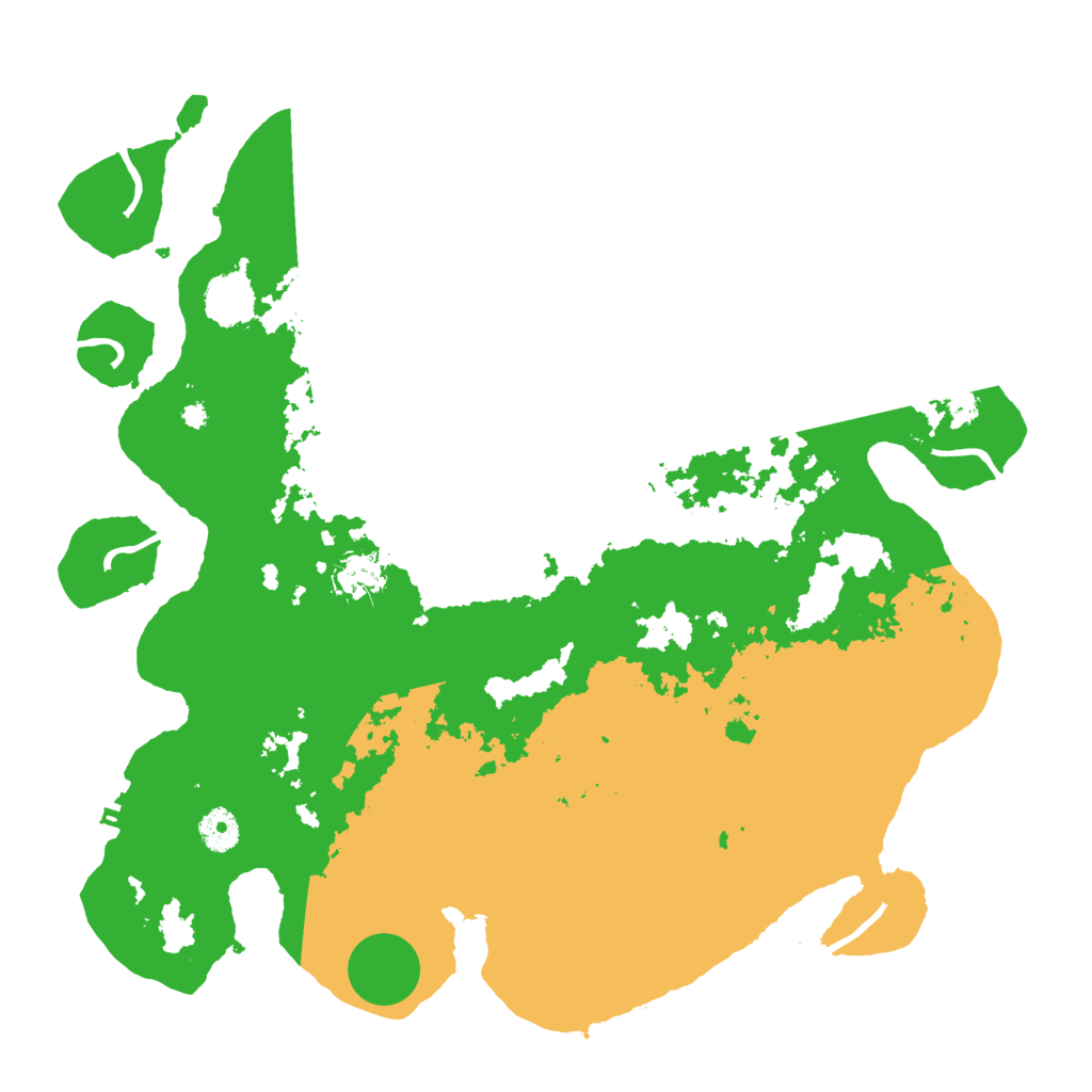 Biome Rust Map: Procedural Map, Size: 4000, Seed: 694775