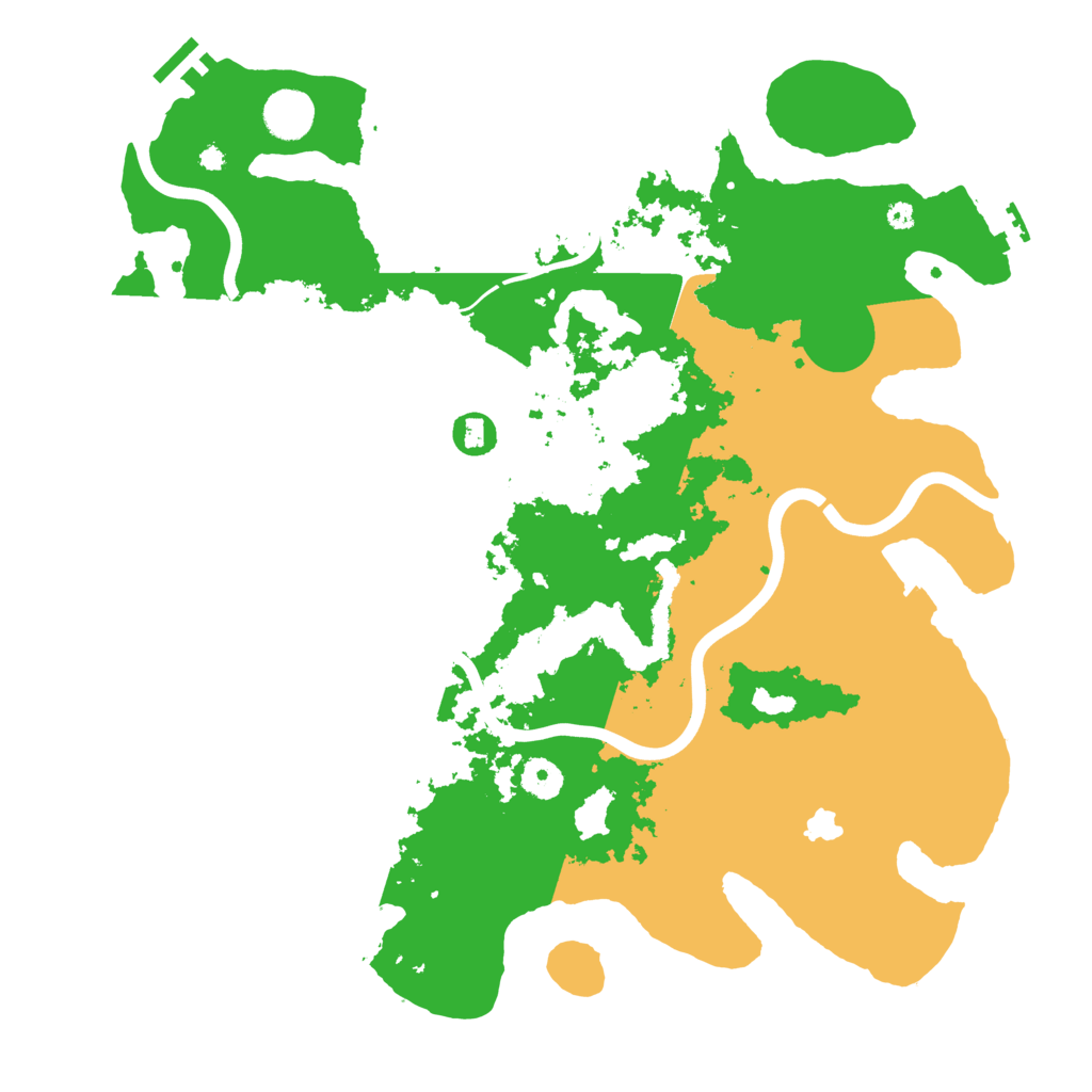 Biome Rust Map: Procedural Map, Size: 4000, Seed: 682160