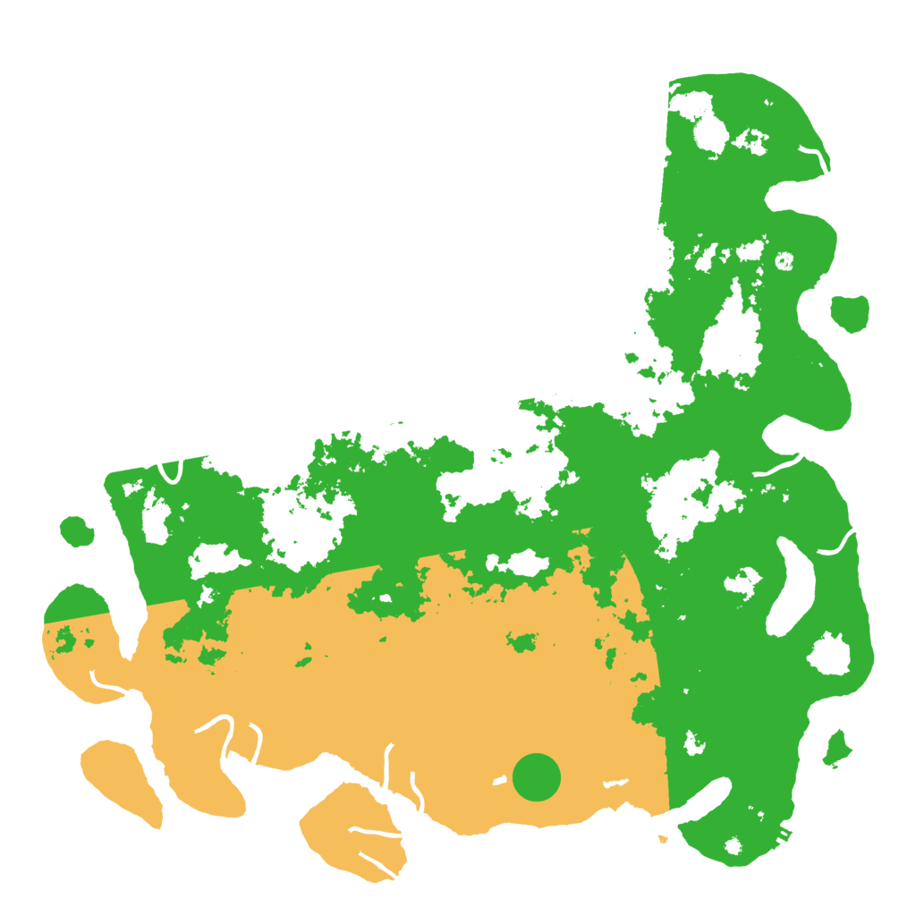 Biome Rust Map: Procedural Map, Size: 5000, Seed: 238658