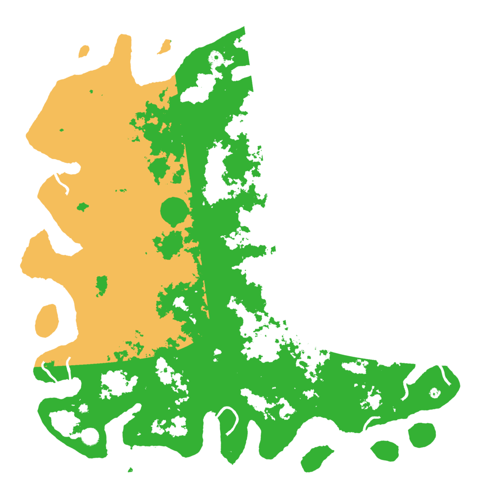 Biome Rust Map: Procedural Map, Size: 5000, Seed: 118276