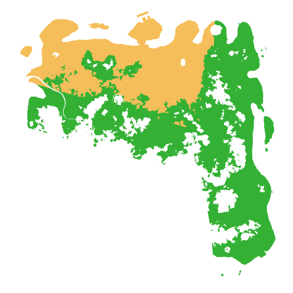 Biome Rust Map: Procedural Map, Size: 4995, Seed: 2147483647