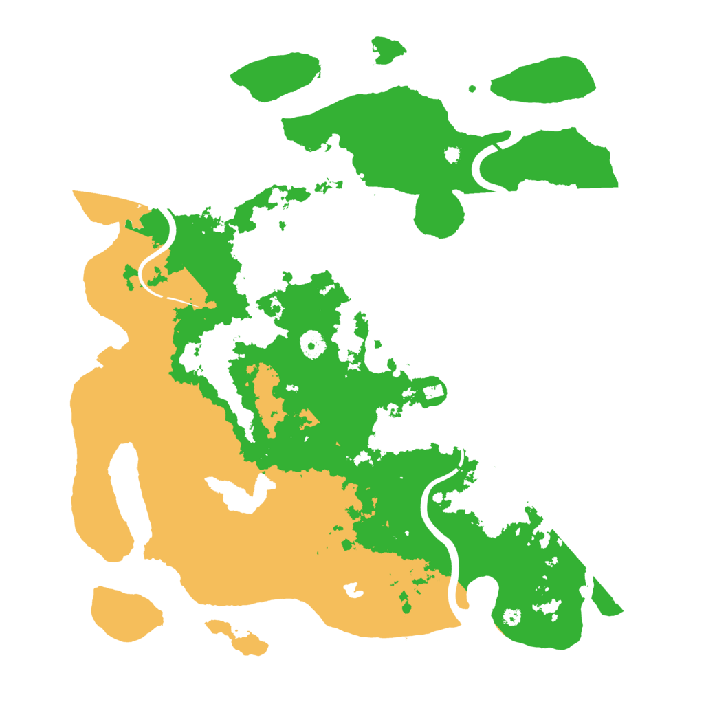 Biome Rust Map: Procedural Map, Size: 4000, Seed: 13450