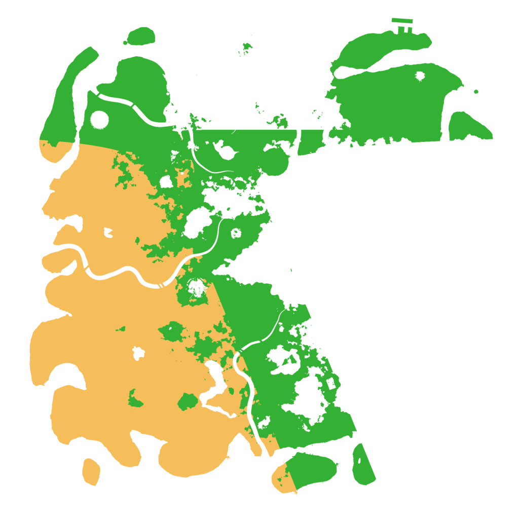 Biome Rust Map: Procedural Map, Size: 5000, Seed: 2380872