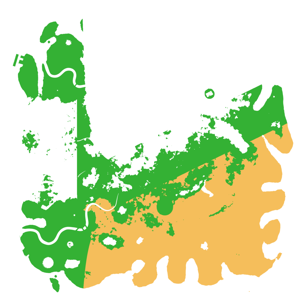 Biome Rust Map: Procedural Map, Size: 5000, Seed: 2780872