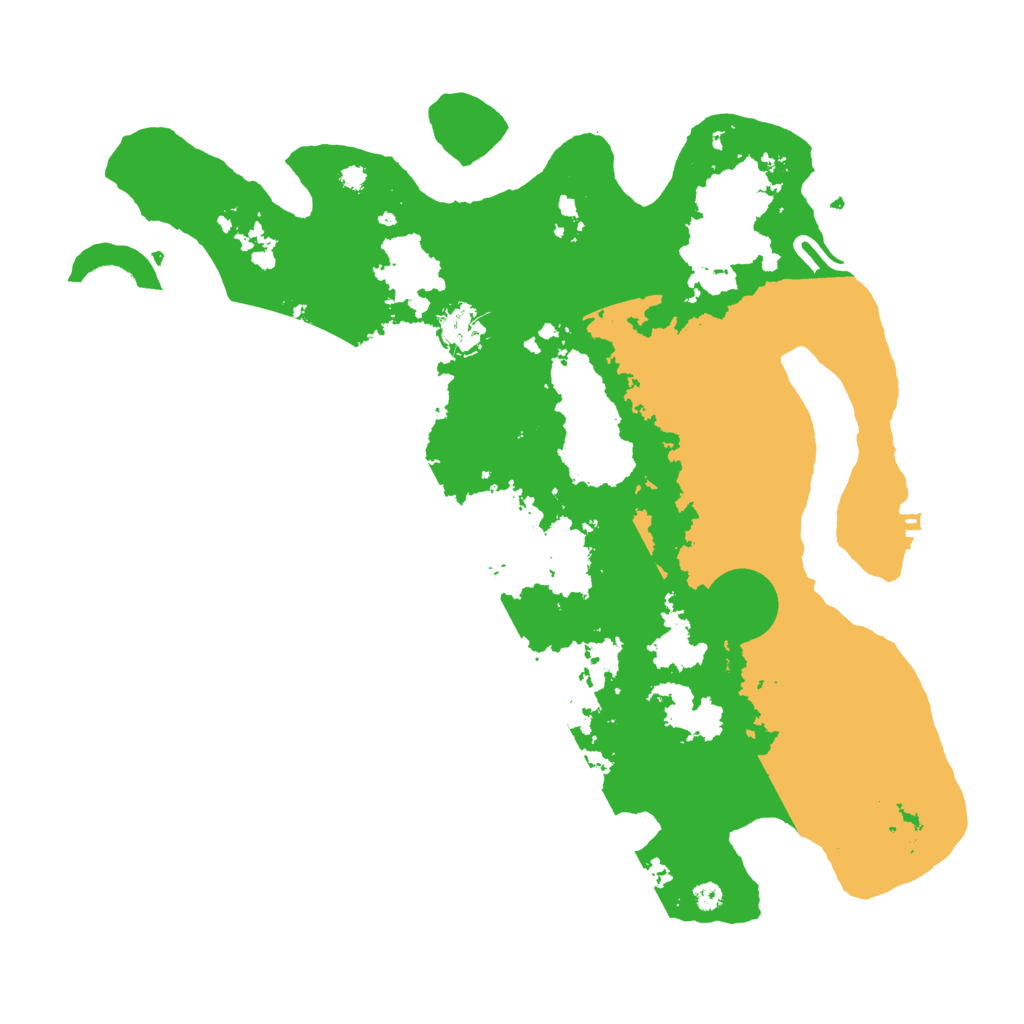 Biome Rust Map: Procedural Map, Size: 3750, Seed: 51692