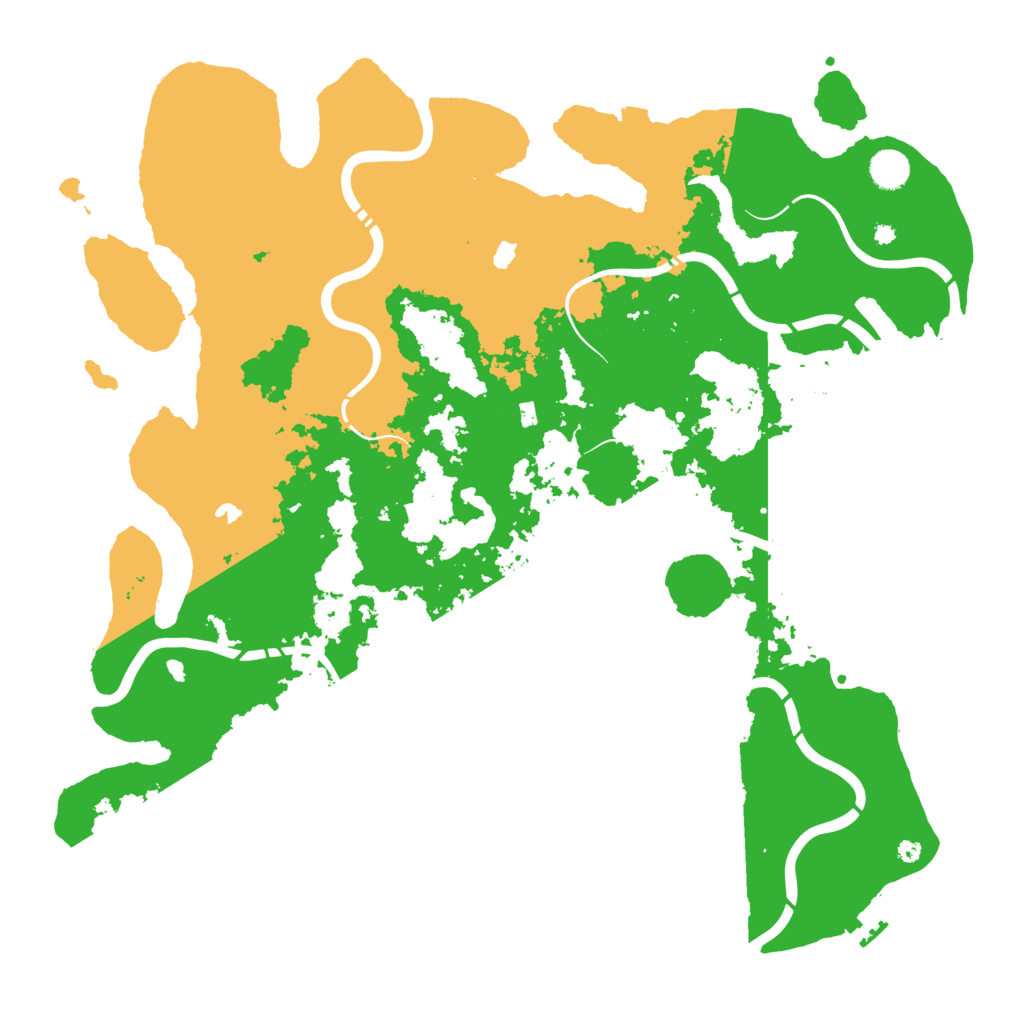 Biome Rust Map: Procedural Map, Size: 4500, Seed: 967393332