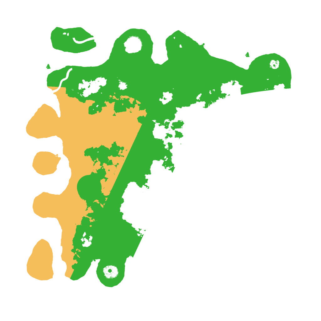 Biome Rust Map: Procedural Map, Size: 3500, Seed: 479258442