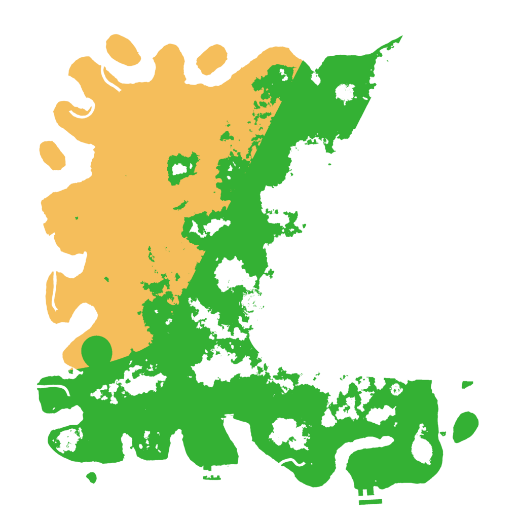 Biome Rust Map: Procedural Map, Size: 4500, Seed: 1017373675