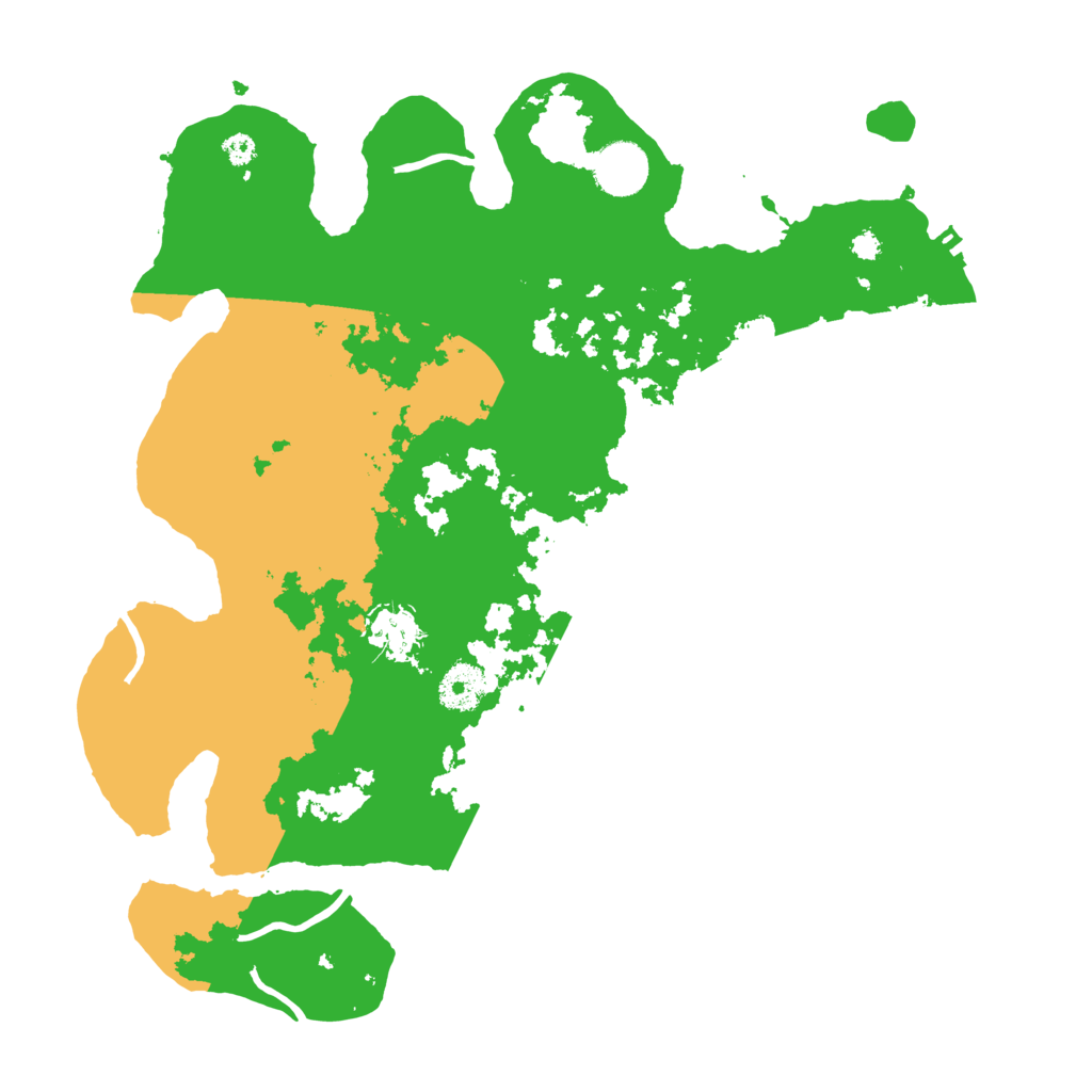 Biome Rust Map: Procedural Map, Size: 3500, Seed: 1330201183