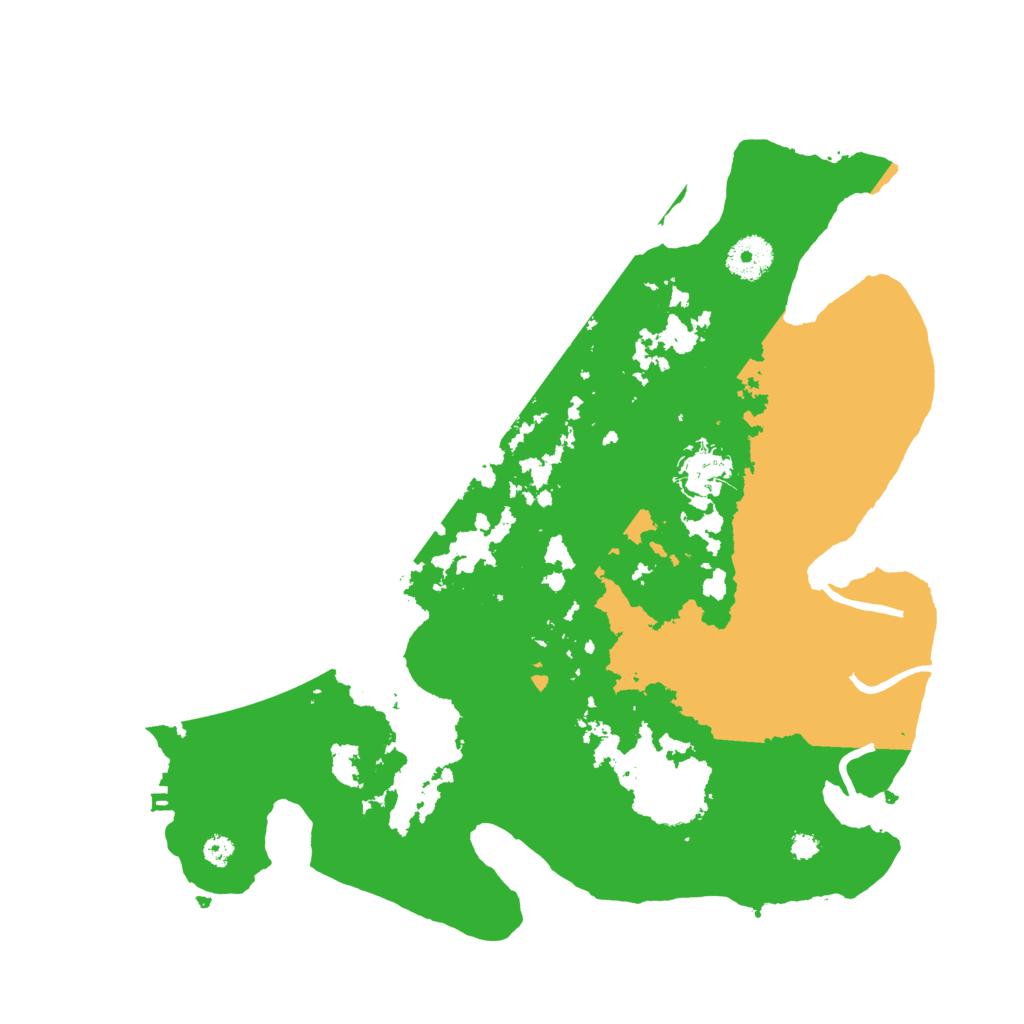 Biome Rust Map: Procedural Map, Size: 3500, Seed: 56788956