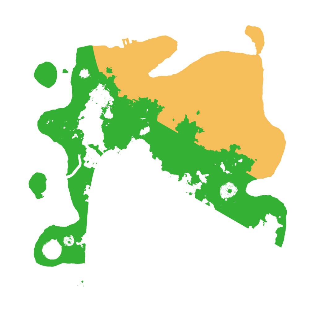 Biome Rust Map: Procedural Map, Size: 3000, Seed: 2444005