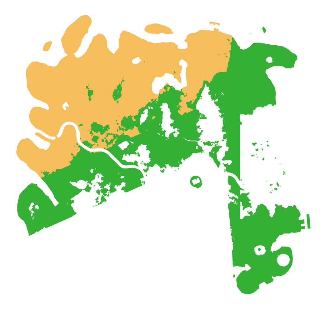 Biome Rust Map: Procedural Map, Size: 4500, Seed: 409953757