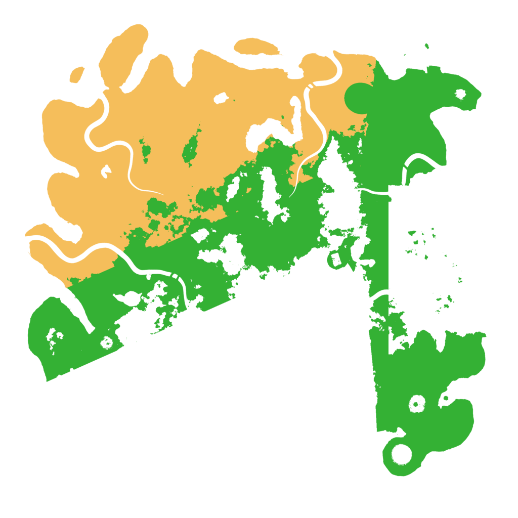 Biome Rust Map: Procedural Map, Size: 4500, Seed: 409953757