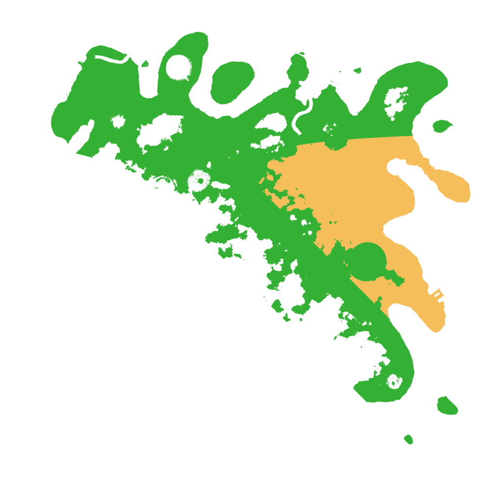 Biome Rust Map: Procedural Map, Size: 3500, Seed: 27168498