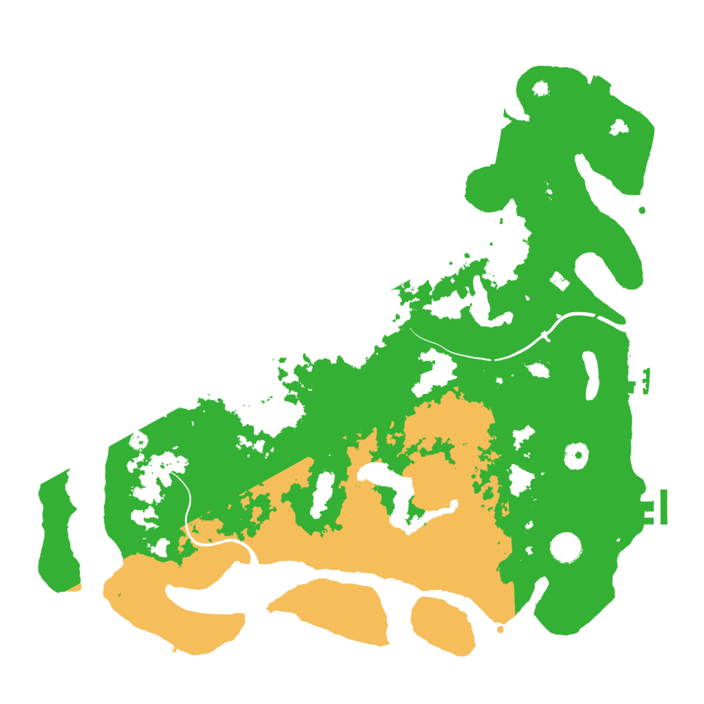Biome Rust Map: Procedural Map, Size: 4050, Seed: 1920127025
