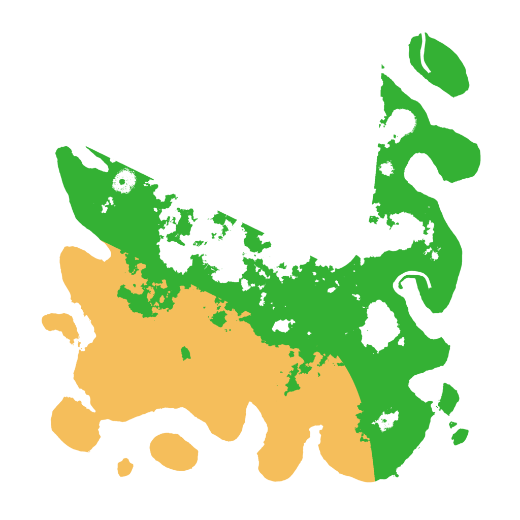 Biome Rust Map: Procedural Map, Size: 3500, Seed: 41938453