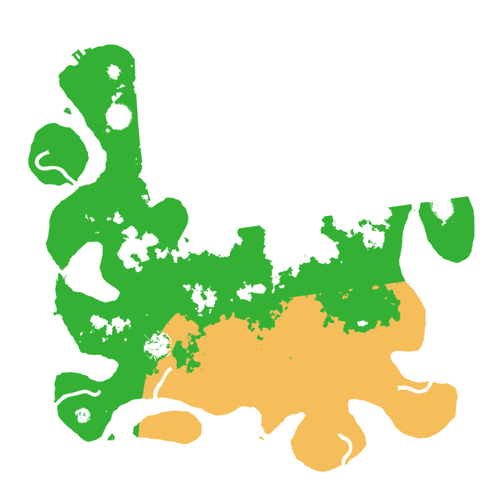 Biome Rust Map: Procedural Map, Size: 3500, Seed: 962999848