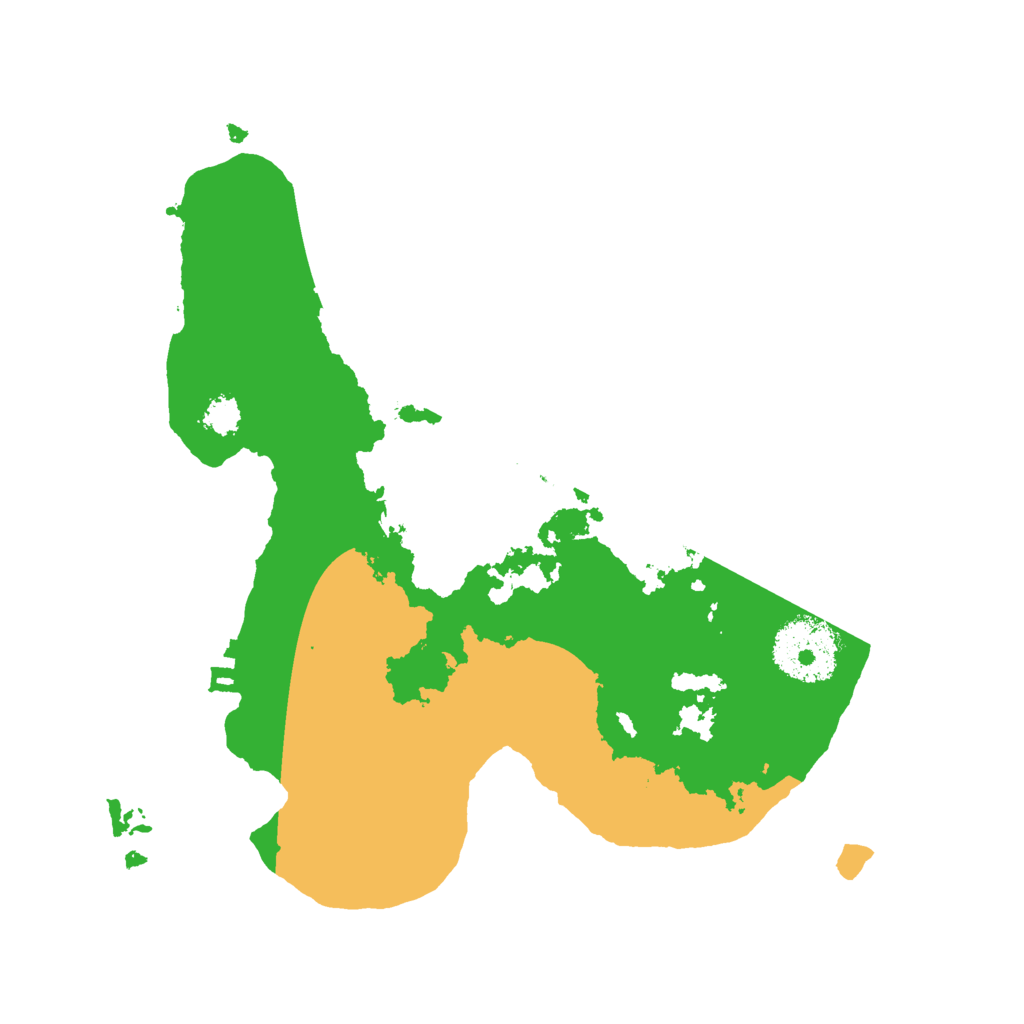 Biome Rust Map: Procedural Map, Size: 2500, Seed: 8502