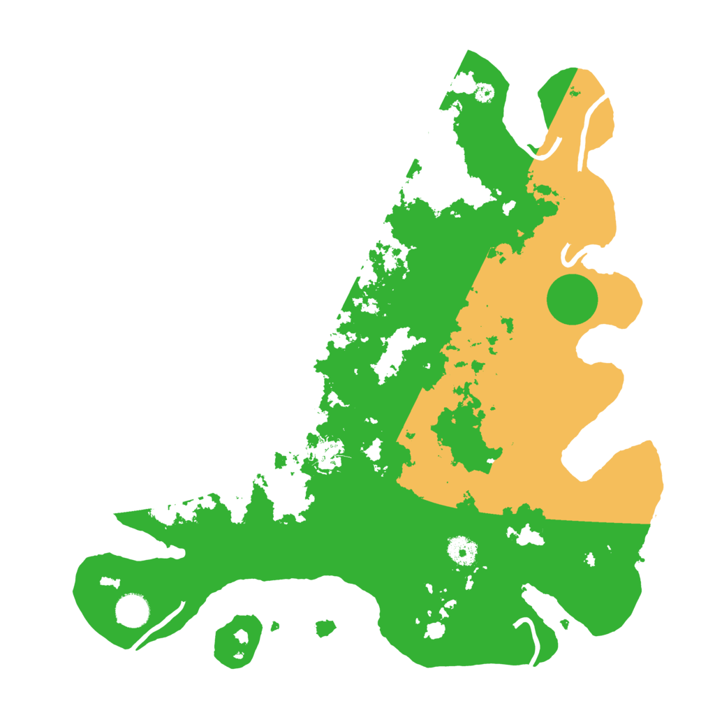 Biome Rust Map: Procedural Map, Size: 3700, Seed: 999673128