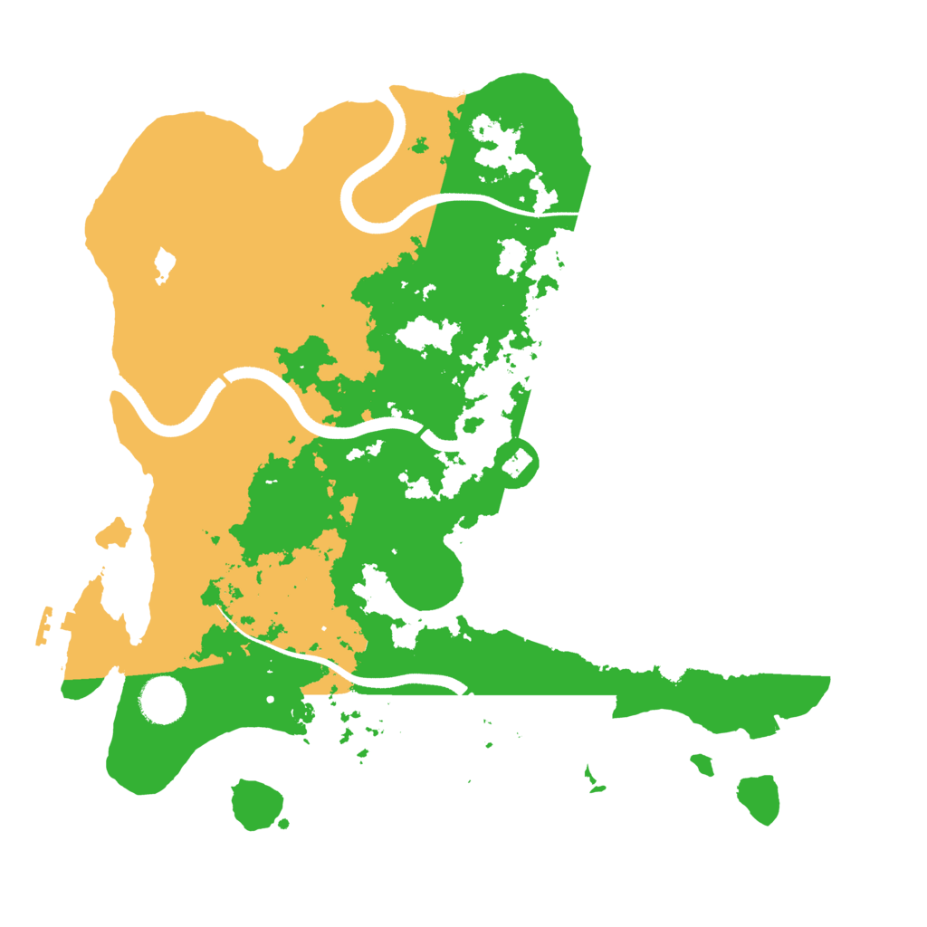 Biome Rust Map: Procedural Map, Size: 3500, Seed: 1905039985