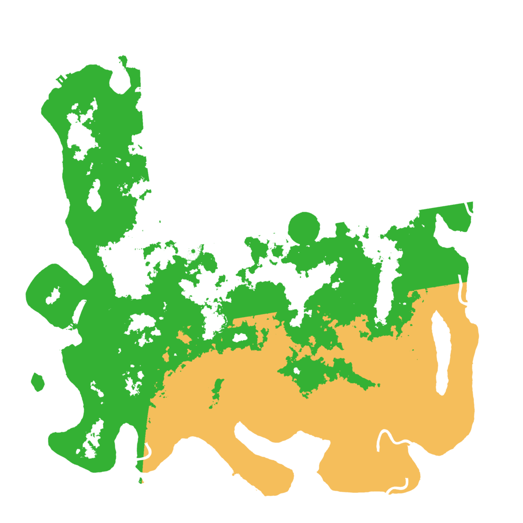 Biome Rust Map: Procedural Map, Size: 4500, Seed: 4193051