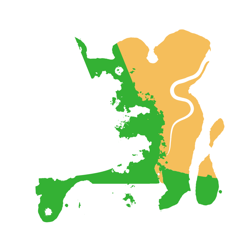 Biome Rust Map: Procedural Map, Size: 3000, Seed: 28846