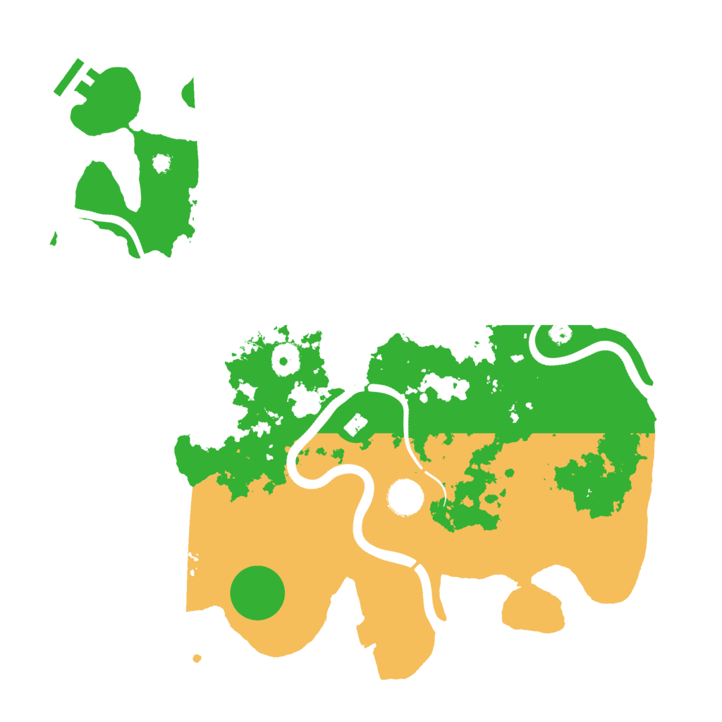 Biome Rust Map: Procedural Map, Size: 3500, Seed: 938287472