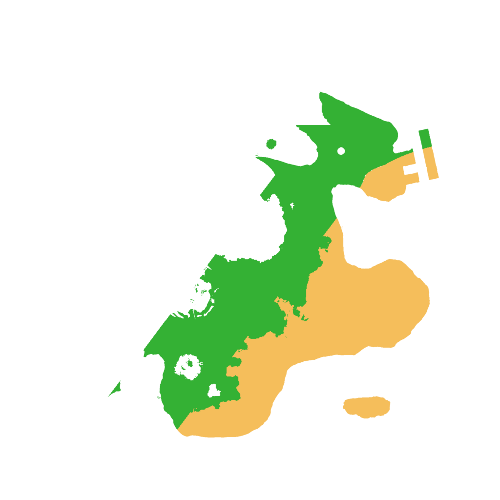 Biome Rust Map: Procedural Map, Size: 2000, Seed: 982923228