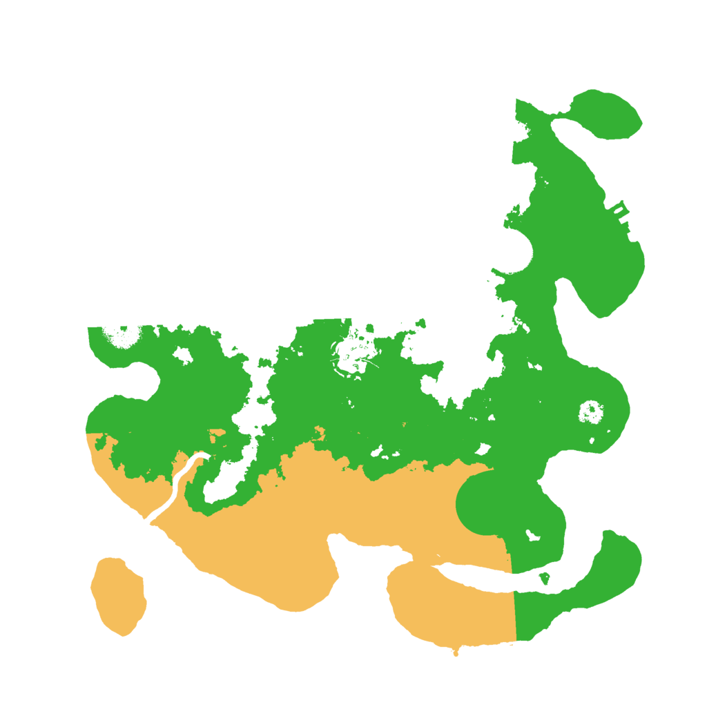 Biome Rust Map: Procedural Map, Size: 3000, Seed: 942210409