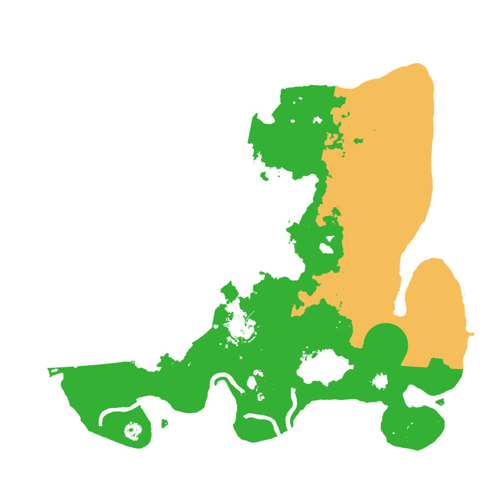 Biome Rust Map: Procedural Map, Size: 3000, Seed: 3547602