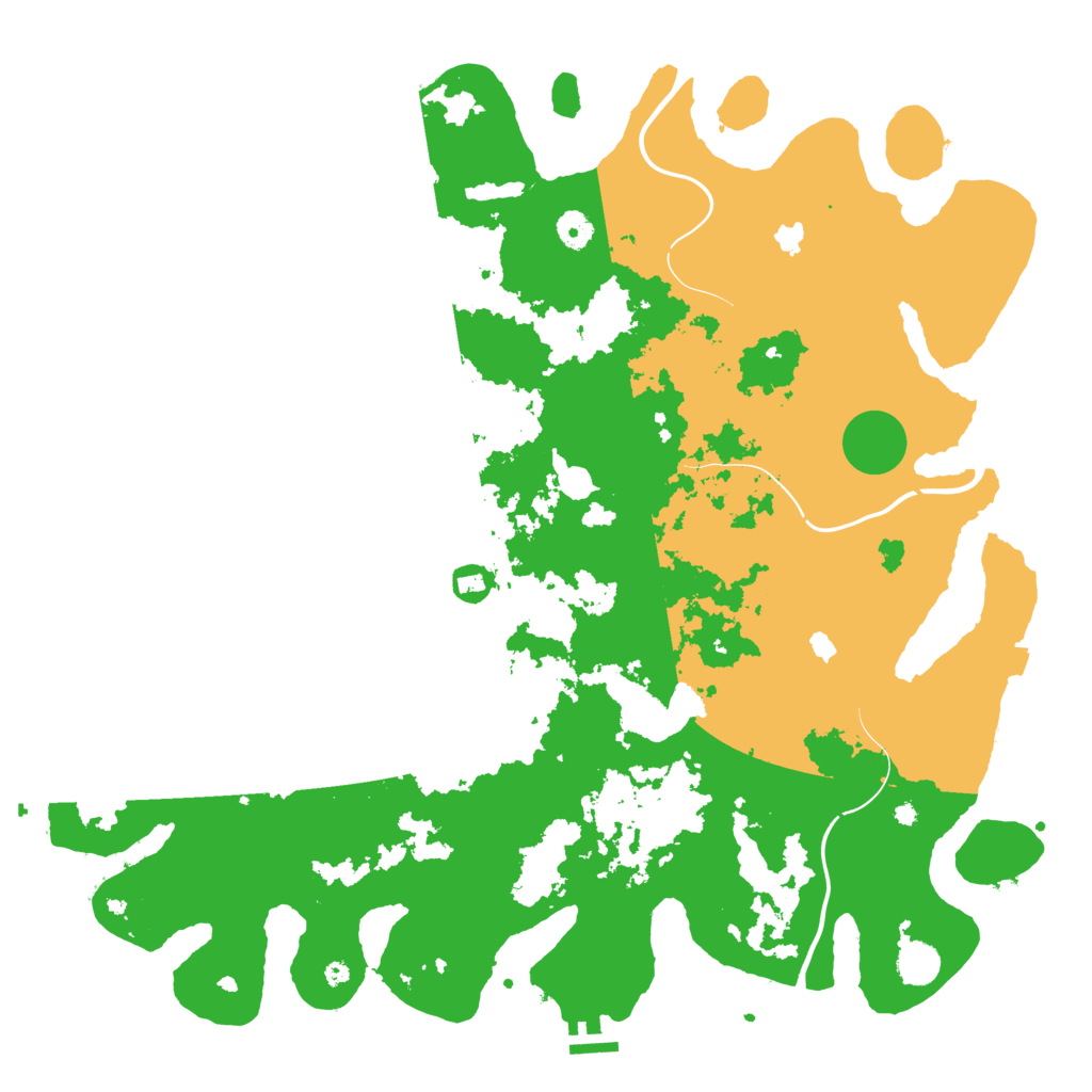 Biome Rust Map: Procedural Map, Size: 4500, Seed: 42069969