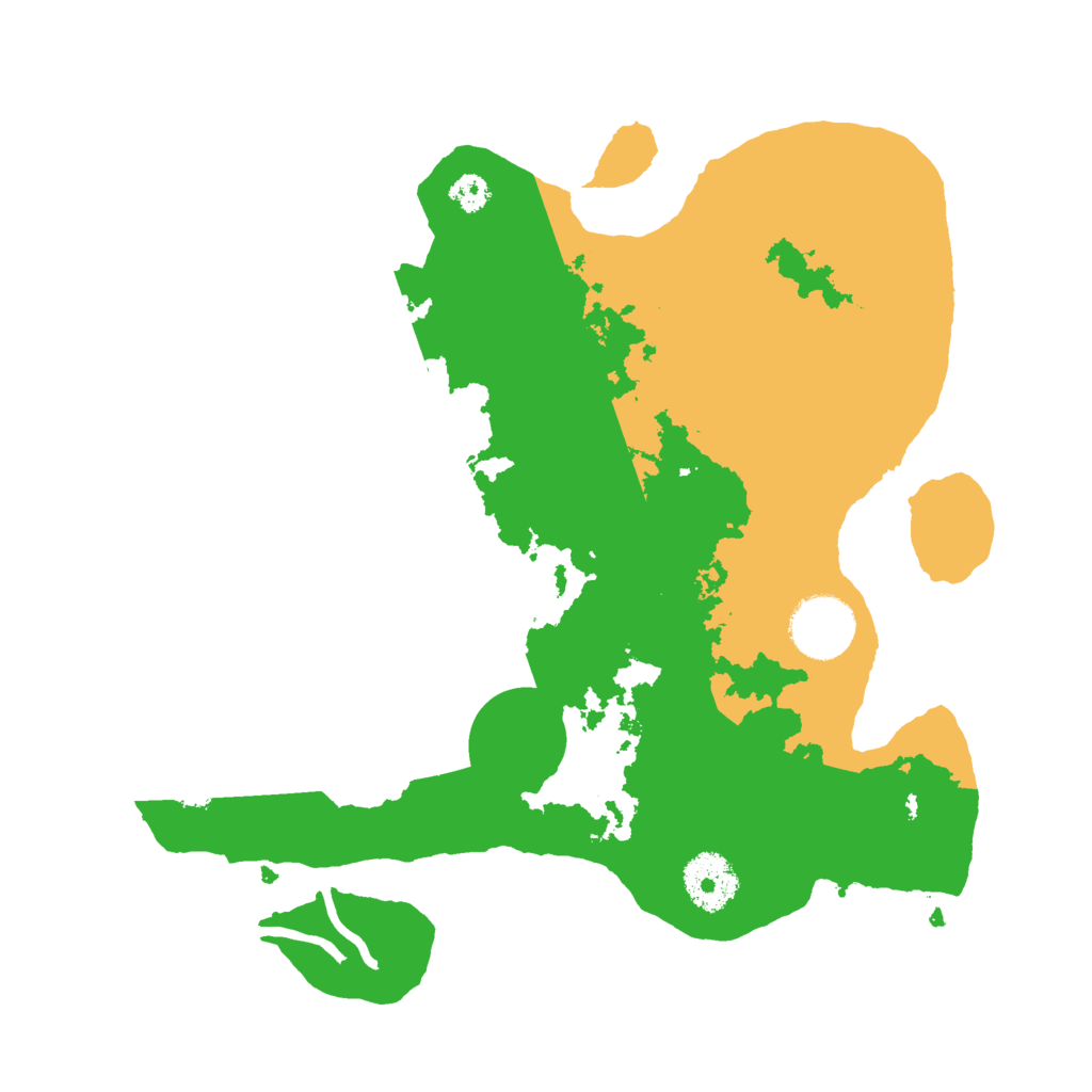 Biome Rust Map: Procedural Map, Size: 3000, Seed: 527394