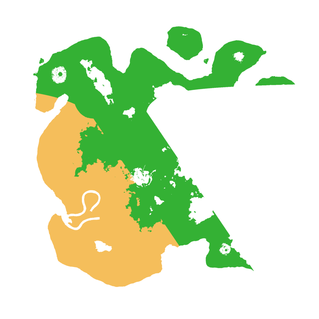 Biome Rust Map: Procedural Map, Size: 3000, Seed: 1196972332