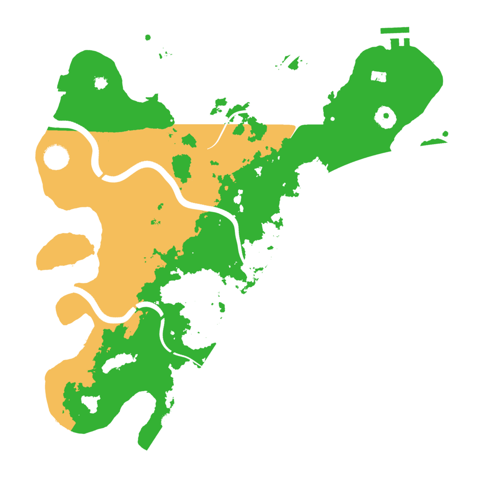 Biome Rust Map: Procedural Map, Size: 3500, Seed: 53671789